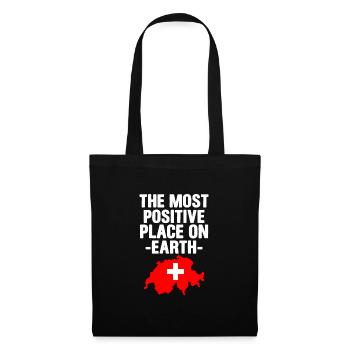 Suisse - Sac en tissu - noir - Devant