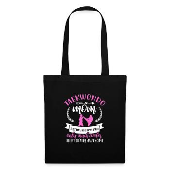 Taekwondo Mother Tae Kwon Do Martial Arts Gift - Tote Bag - black - Front