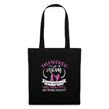 Mère de Taekwondo - Sac en tissu - noir - Devant