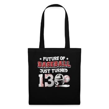 L’avenir du baseball vient d’avoir 13 ans | 13e anniversaire - Sac en tissu - noir - Devant