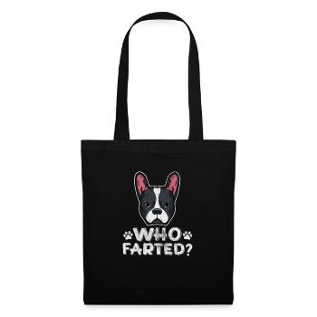 Boston Terrier - Sac en tissu - noir - Devant