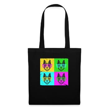 Boston Terrier Dog Dogs Dog Lovers Cadeau - Sac en tissu - noir - Devant