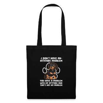 Dachshund Dog Dogs Dachshund Teckel Gift - Tote Bag - black - Front