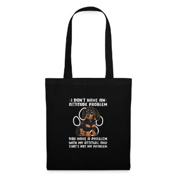 Dachshund - Tote Bag - black - Front