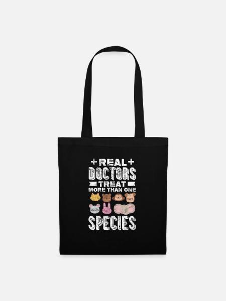 Vétérinaire vétérinaire Cadeau vétérinaire - Sac en tissu - noir