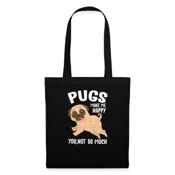 Carlin - Sac en tissu - noir - Devant