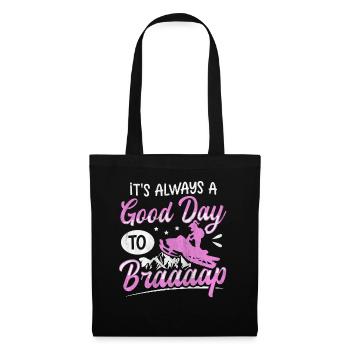 Its Always A Good Day To Braaaap Snowmobiles - Tote Bag - black - Front
