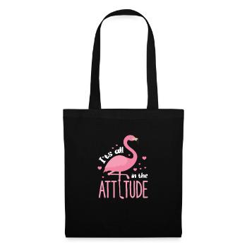 Flamingo Pink Bird Zoo Summer Holiday Gift - Tote Bag - black - Front