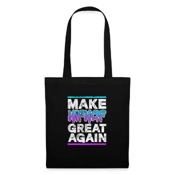 Hip-hop - Sac en tissu - noir - Devant