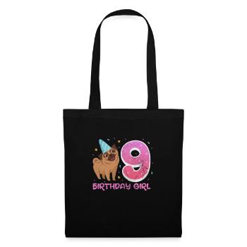 Carlin 9e anniversaire - Sac en tissu - noir - Devant