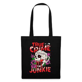 Accro au crime - Sac en tissu - noir - Devant