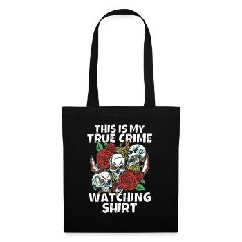 True Crime Junkie - Tote Bag - black - Front