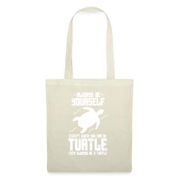 Tortue - Sac en tissu - nature - Devant