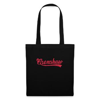 Crenshaw Californie USA Vacation America Cadeau - Sac en tissu - noir - Devant
