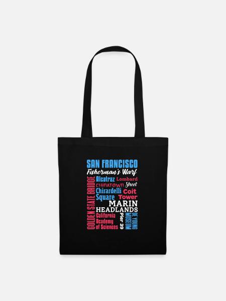 San Francisco - Tote Bag - black