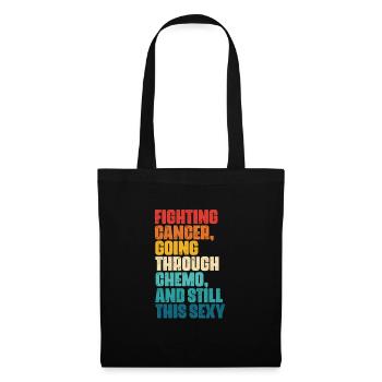 Cancer Maladie Maladie Combattre Cadeau - Sac en tissu - noir - Devant