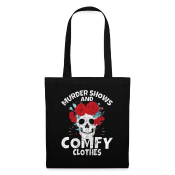Murder Shows and Comfy Clothes - Tote Bag - black - Front