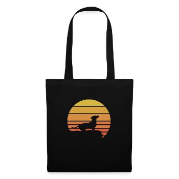 Dachshund Dog Dogs Dachshund Teckel Gift - Tote Bag - black - Front