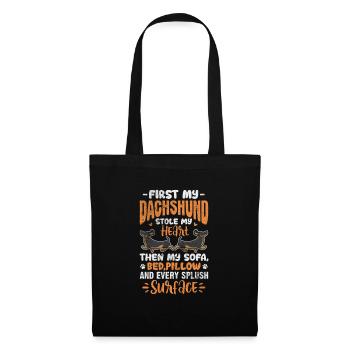 Dachshund - Tote Bag - black - Front