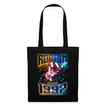 Rockin depuis 1997 Fan de musique rock 25e anniversaire - Sac en tissu - noir - Devant