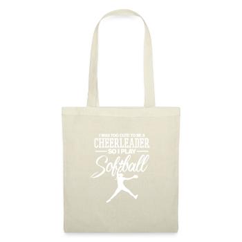 Joueur de softball Baseball Sport Pitcher Cadeau - Sac en tissu - nature - Devant