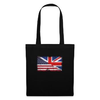 Royaume-Uni États-Unis - Sac en tissu - noir - Devant