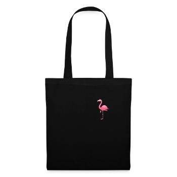 Flamingo Pink Bird Zoo Summer Holiday Gift - Tote Bag - black - Front