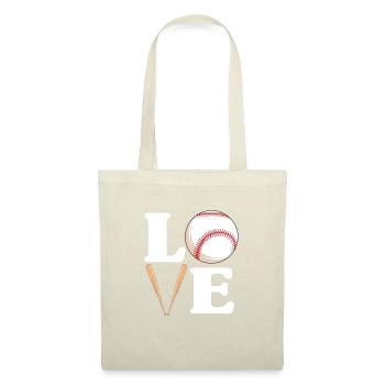 Joueur de softball Baseball Sport Pitcher Cadeau - Sac en tissu - nature - Devant