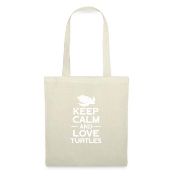 Tortue Tortue Sea Créatures marines Cadeau - Sac en tissu - nature - Devant