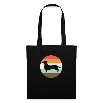 Dachshund - Tote Bag - black - Front