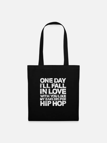 Hip Hop - Stoffbeutel - Schwarz