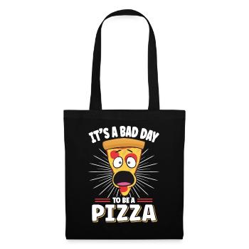Its A Bad Day To Be A Pizza - Tote Bag - black - Front