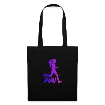 Running Runner Jogging Jogging Runner Cadeau - Sac en tissu - noir - Devant