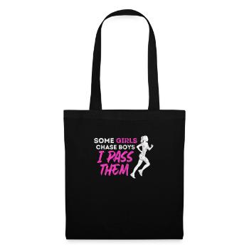 Running Runner Jogging Jogging Runner Cadeau - Sac en tissu - noir - Devant