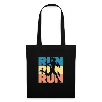 Run - Tote Bag - black - Front