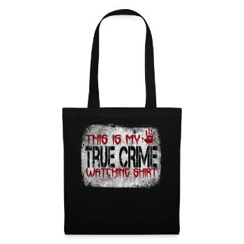 Accro au crime - Sac en tissu - noir - Devant