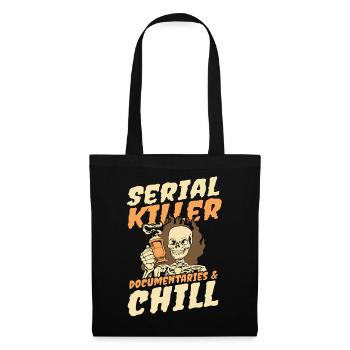Serial Killer Documentaties et Chill - Sac en tissu - noir - Devant