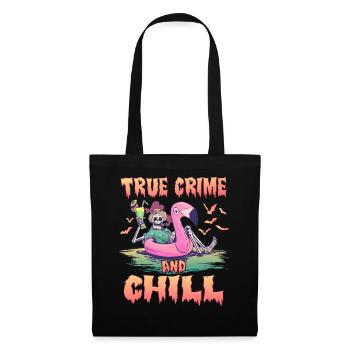 True Crime and Chill - Sac en tissu - noir - Devant