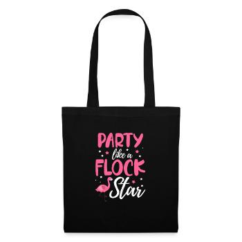 Flamingo Pink Bird Zoo Summer Holiday Gift - Tote Bag - black - Front