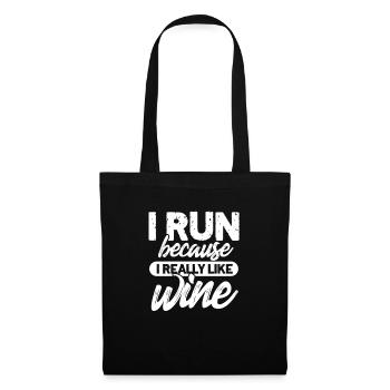 Run - Tote Bag - black - Front