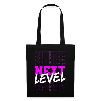 Next level magenta typography design - Tote Bag - black - Front