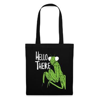 Insect Enthusiast Holy Ninja Praying Mantis Lover - Stoffbeutel - Schwarz - Vorne