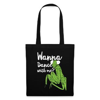 Amateur d’insectes amoureux de la mante religieuse - Sac en tissu - noir - Devant