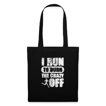 Running Runner Jogging Jogging Runner Cadeau - Sac en tissu - noir - Devant