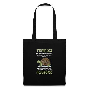 Turtle - Tote Bag - black - Front