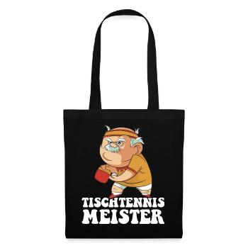 Table Tennis Master Grandpa Table Tennis Player - Tote Bag - black - Front