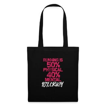 Running Runner Jogging Jogging Runner Cadeau - Sac en tissu - noir - Devant