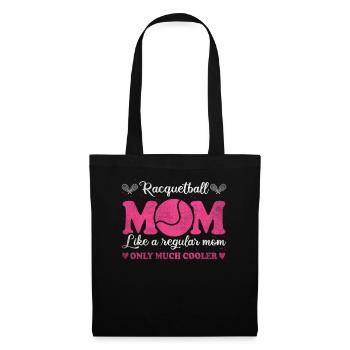 Cool Racquetball Maman Joueur de racquetball Mère - Sac en tissu - noir - Devant