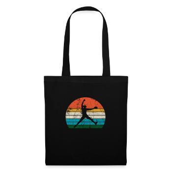 Softball - Sac en tissu - noir - Devant