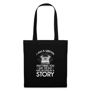 Author - Tote Bag - black - Front